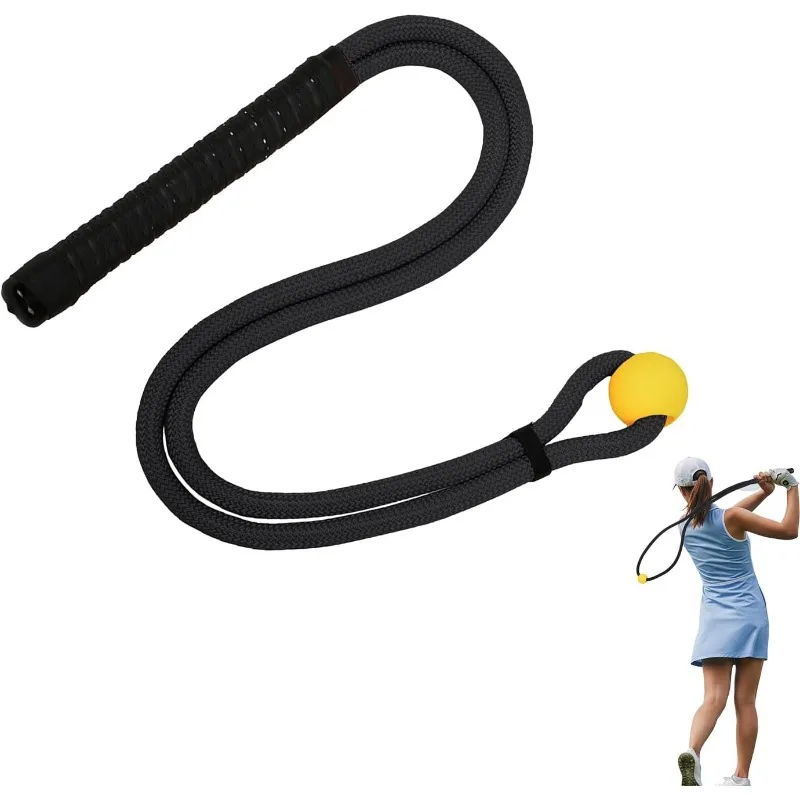 Heavy Duty Golf Posture Correction Swing Rope Trainer Beginner Friendly Grip Swing Action Training Practice Tool Supply