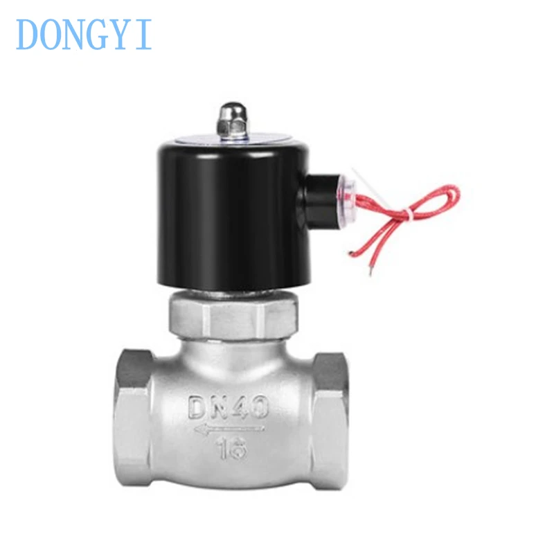 

Normally Closed Stainless Steel Steam Solenoid Valve ZQDF Pilot Operated Piston High Temperature High Pressure 220V 24V