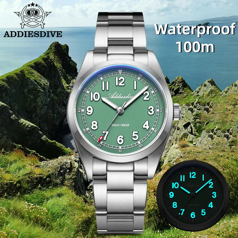 Rolex Watch Submariner - ADDIESDIVE 럭셔리 아날로그 남성용 시계 100m