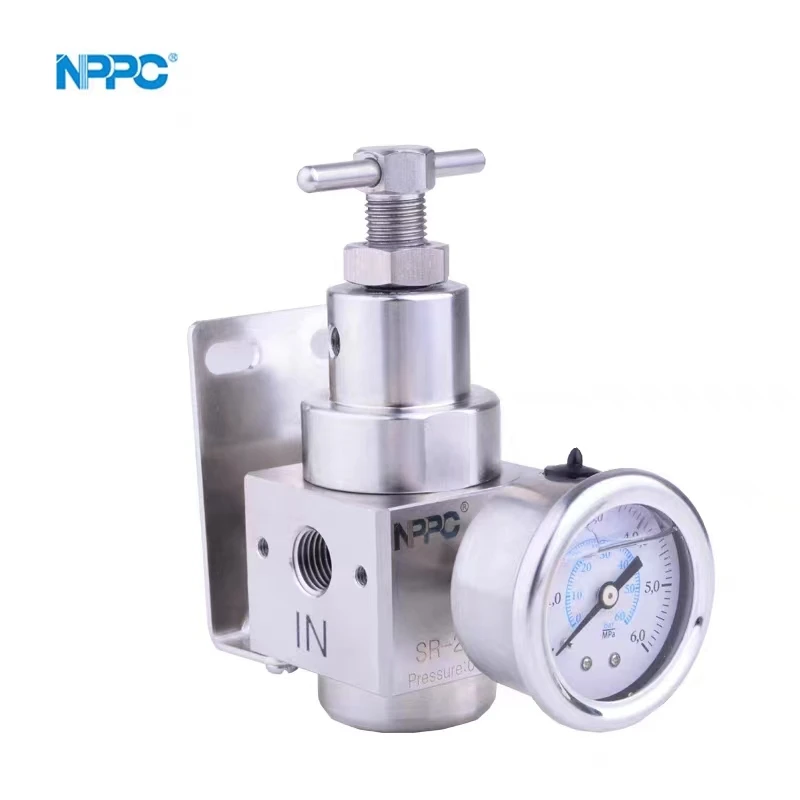 Hot Sale And High Quality Stainless Steel Regulator High Pressure Resistant And Chemical ResistantStainless Steel 316 Regulator