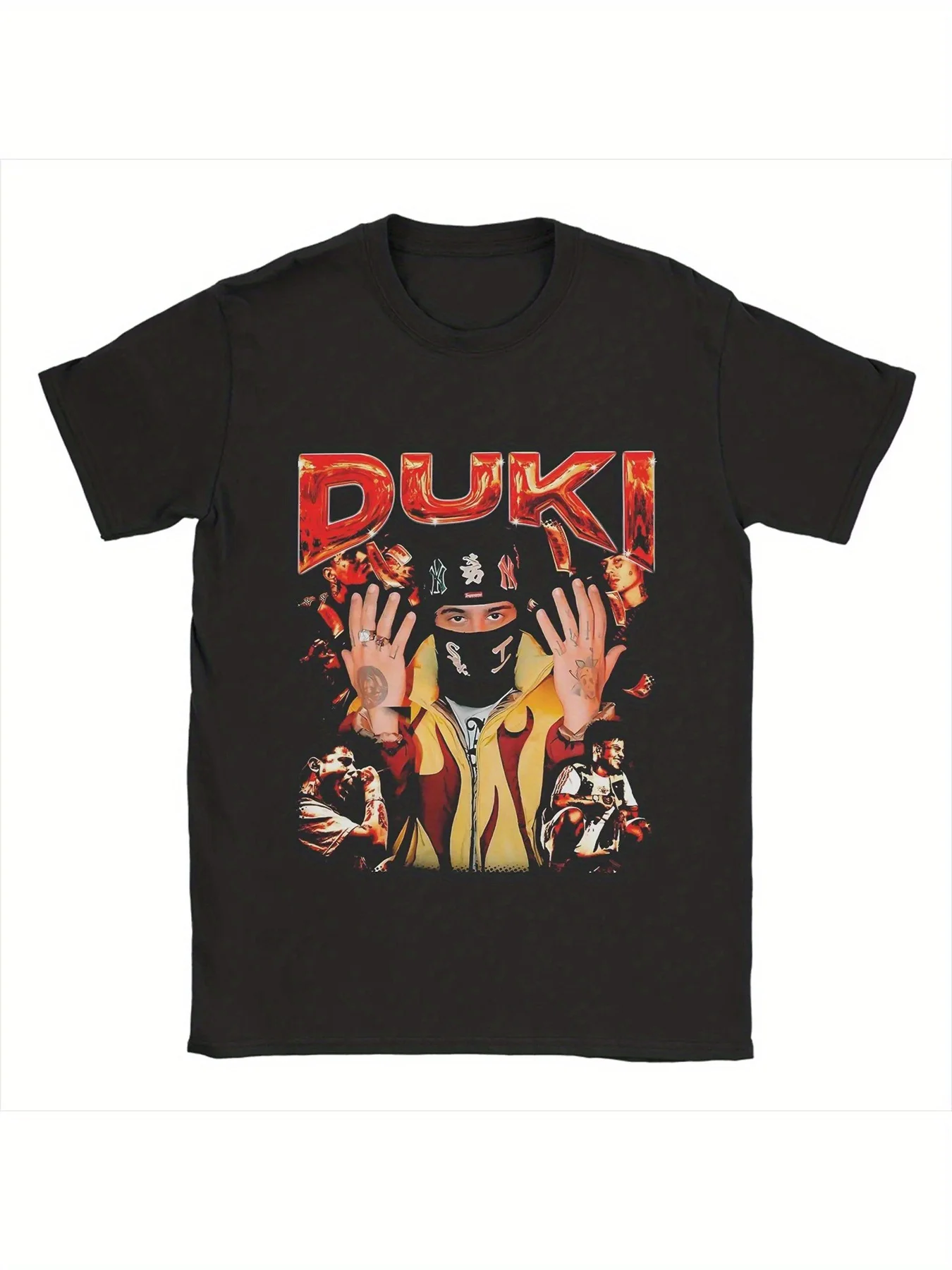 Duki – Modna T-shirt z grafiką Rappera Duki dla Fanów Hip-Hopu i Streetwearu