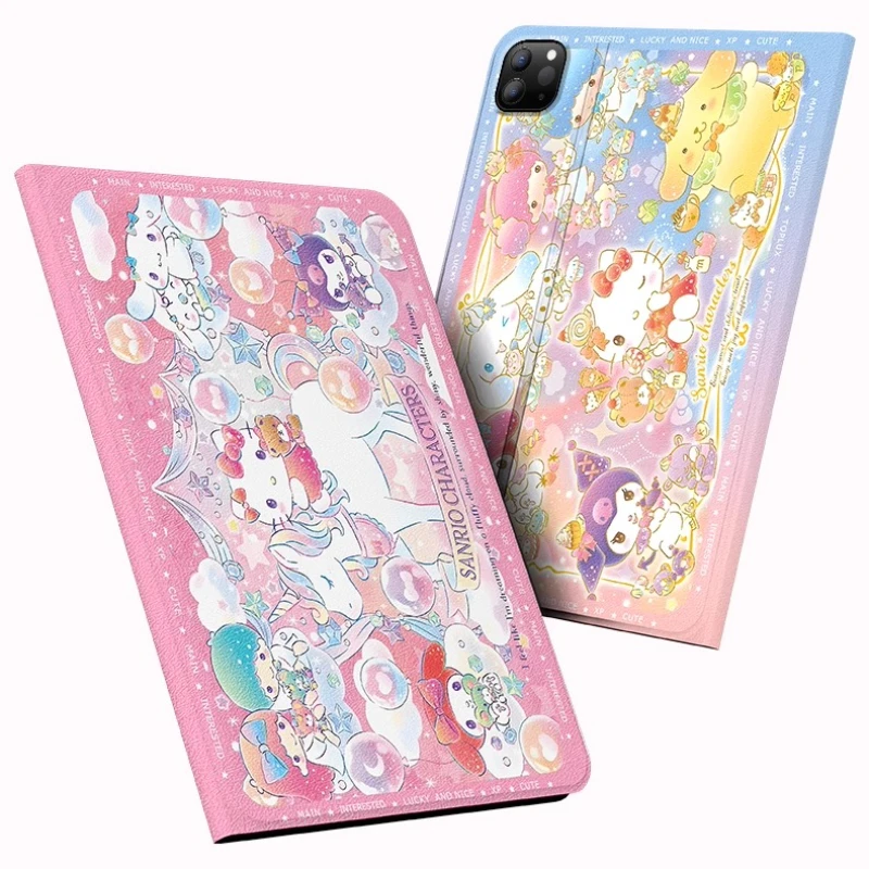 

Чехол Sanrio Kuromi для iPad, iPad A16, 10, 11-го поколения, Air 4 5, защитный чехол Funda Ipad Pro4 5 6 Mini6 7, чехол-подставка для смарт-планшета