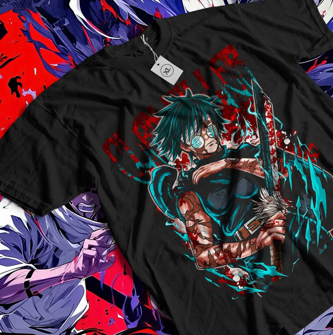 Maki Zenin T-shirt Jujutsu Kaisen Horror Anime Manga Kawaii Gift Shirt All Size