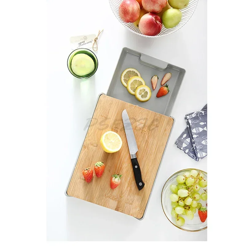 Kitchen Cutting Board Storage Case Set Kitchen Cutting Board Fruit Vegetable Meat Tools Kitchen Chopping Board