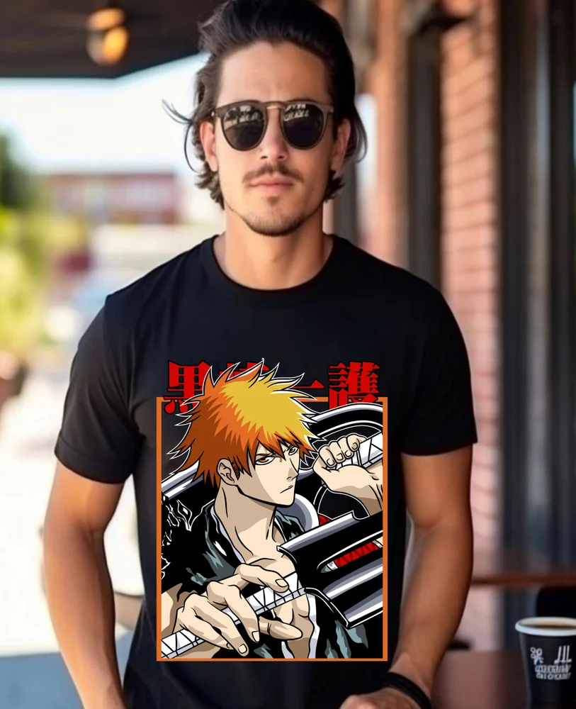 Byakuya Kuchiki T-Shirt Bleach Shirt Manga Strip Anime Graphic Tee gift shirt