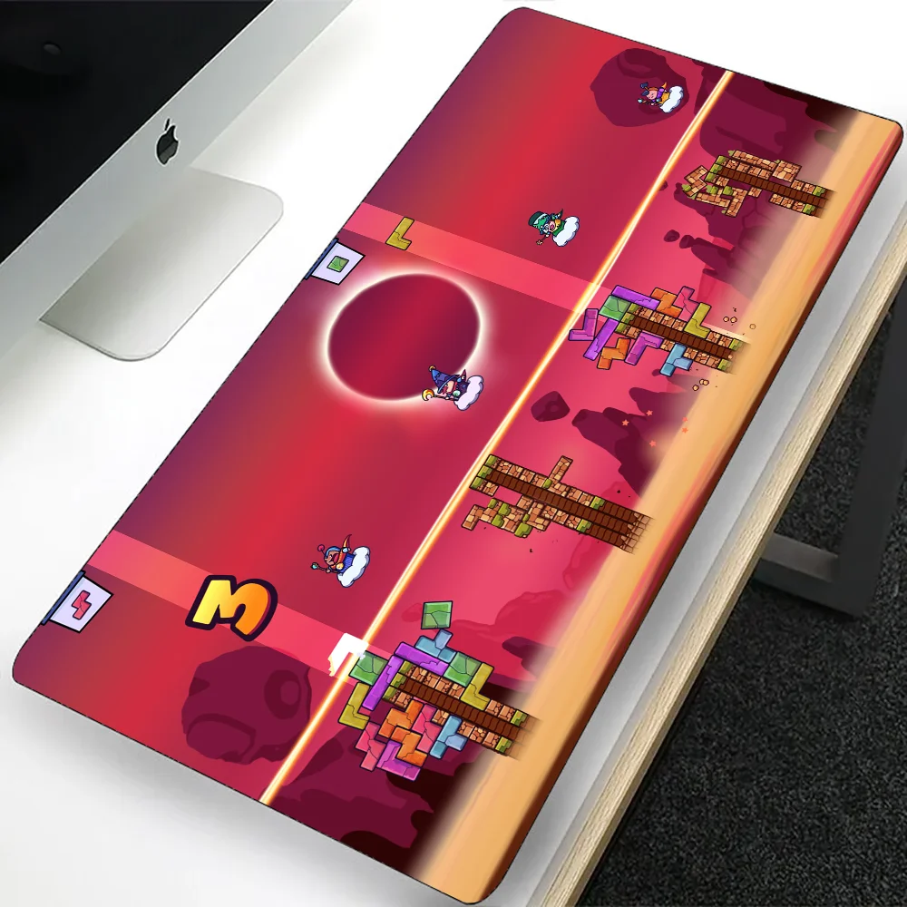 Tricky Towers Large Gaming Mouse Pad Computer Mousepad PC Gamer Laptop Mouse Mat Office Mausepad Silicone Keyboard Mat Desk Pad