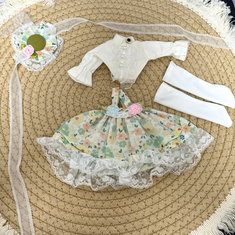 1/6 BJD Vestiti per le bambole Moda Bella 30 cm Sostituzione della bambola Abbigliamento Cameriera Principessa Abito Gonna Copricapi Abbigliamento casual Ragazza Giocattolo Regalo