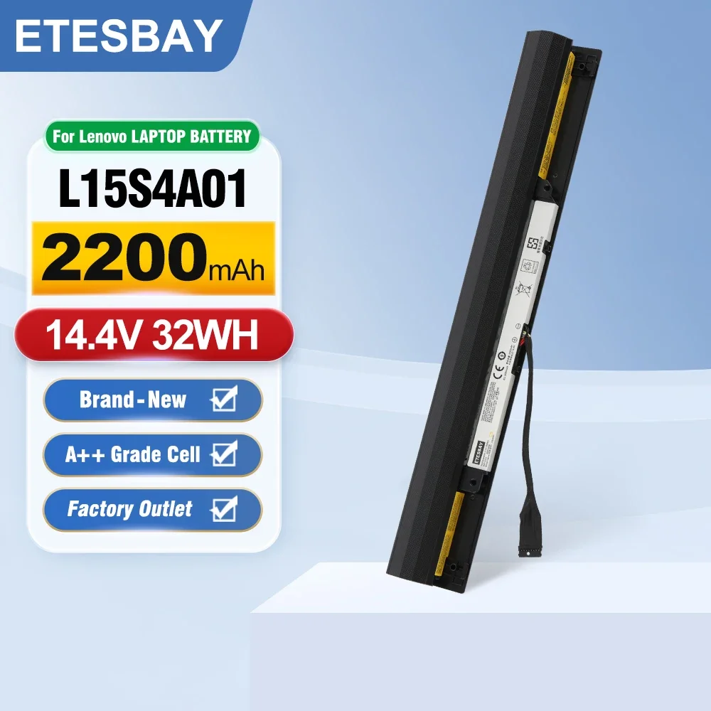 ETESBAY L15S4A01 Laptop battery 32WH For Lenovo Ideapad V4400 300-14 300-15IBR 100-14IBD 100-15IBD 80QQ 80RK 80MJ L15M4A01