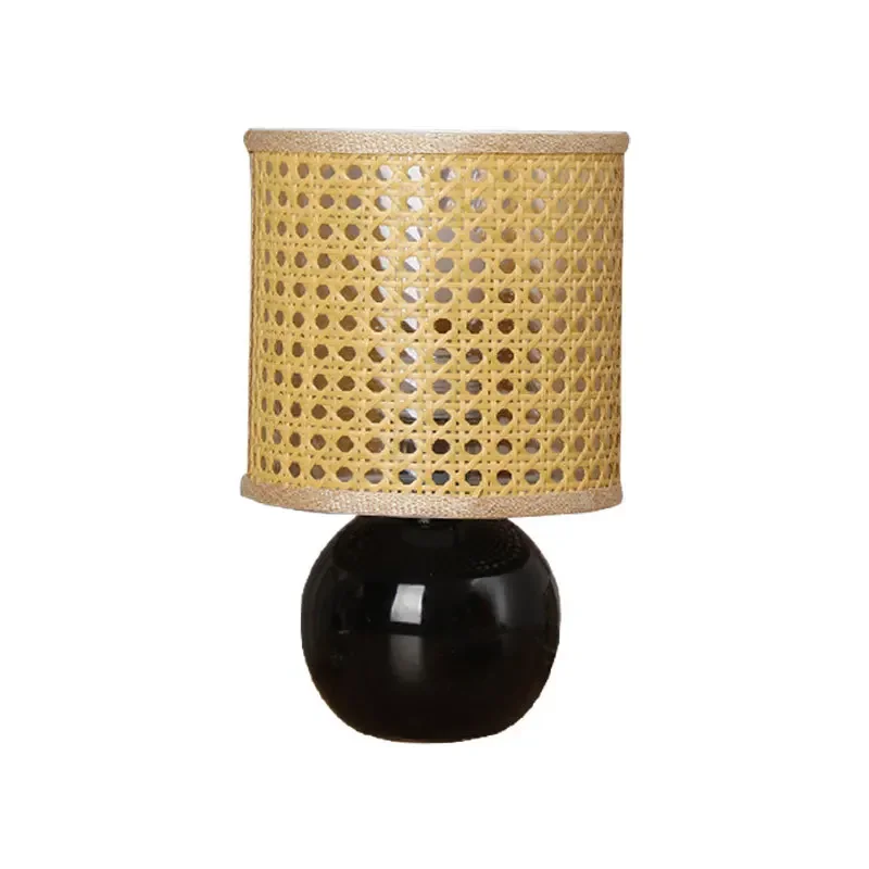 Ceramic Table Lamp Retro Living Room Decoration Night Lights Classical Atmosphere Lamp