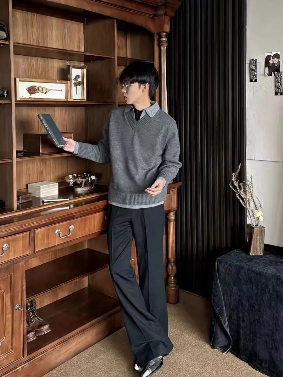 

Stay the Night V-Ne Polar Fce Sweater Men Women Autumn Winter Soft Comfortable Classic Sle Faionable Knittedwear