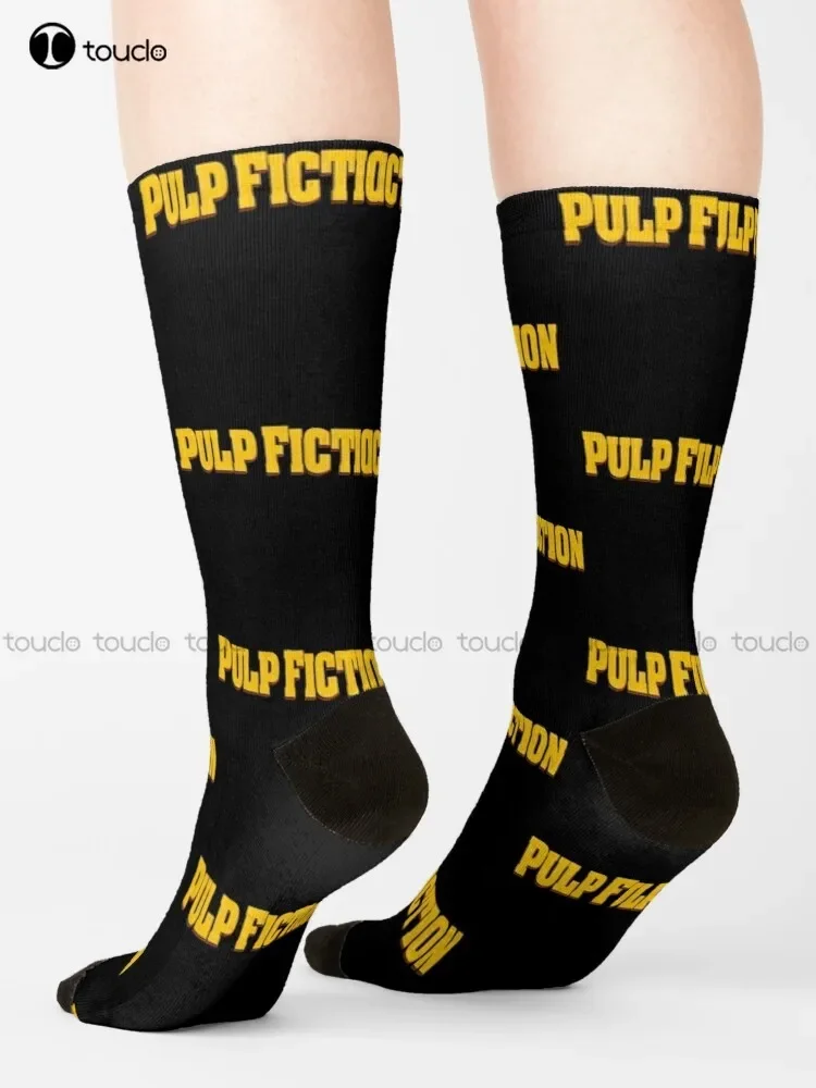 Quentin Tarantino Pulp Fiction Movie T-Shirt Socks Sports Socks Cartoon Street Skateboard Socks Unisex Adult Teen Youth Socks