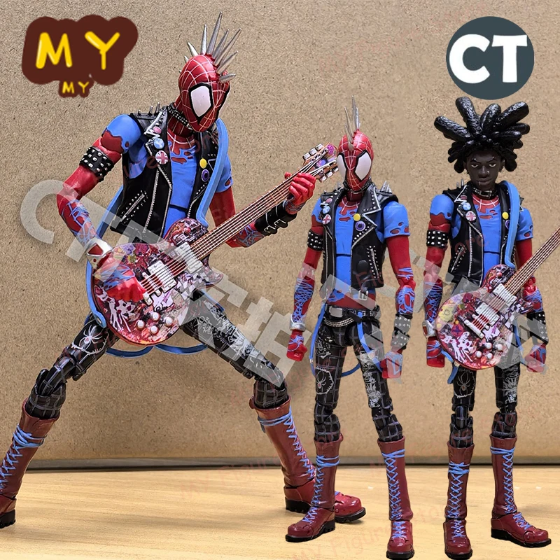 

CT Toys Spider-Punk Spiderman Figure Spider-Man Across The Spider-Verse Action Figures Shf Spider Figurine Colletion Kid Toy