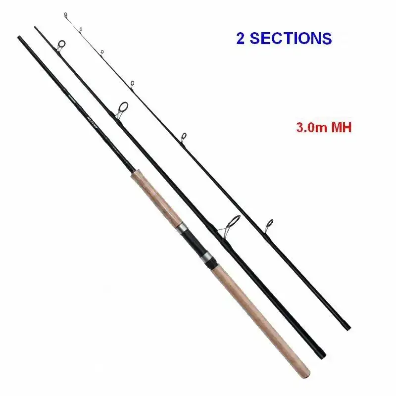 ZZ323 3m 2 Sections RF or Fast Action Long Lure Spinning Fishing Rod Carbonfiber