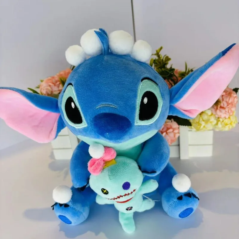 

Disney Cartoon Star Baby Stitch Plush Doll Stuffed Anime Stitch Hug Little Scrump Toy Grab Machine Doll Gift Kids Plush Toy