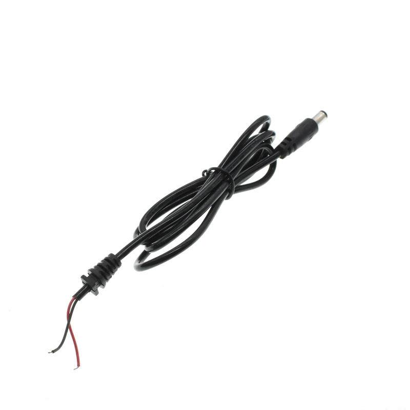 1pc Adapter Output Power Cord DC Male Plug Cable 2.5*0.7/3.5*1.35/4.0*1.7/5.5*2.1mm  with 100cm Cable