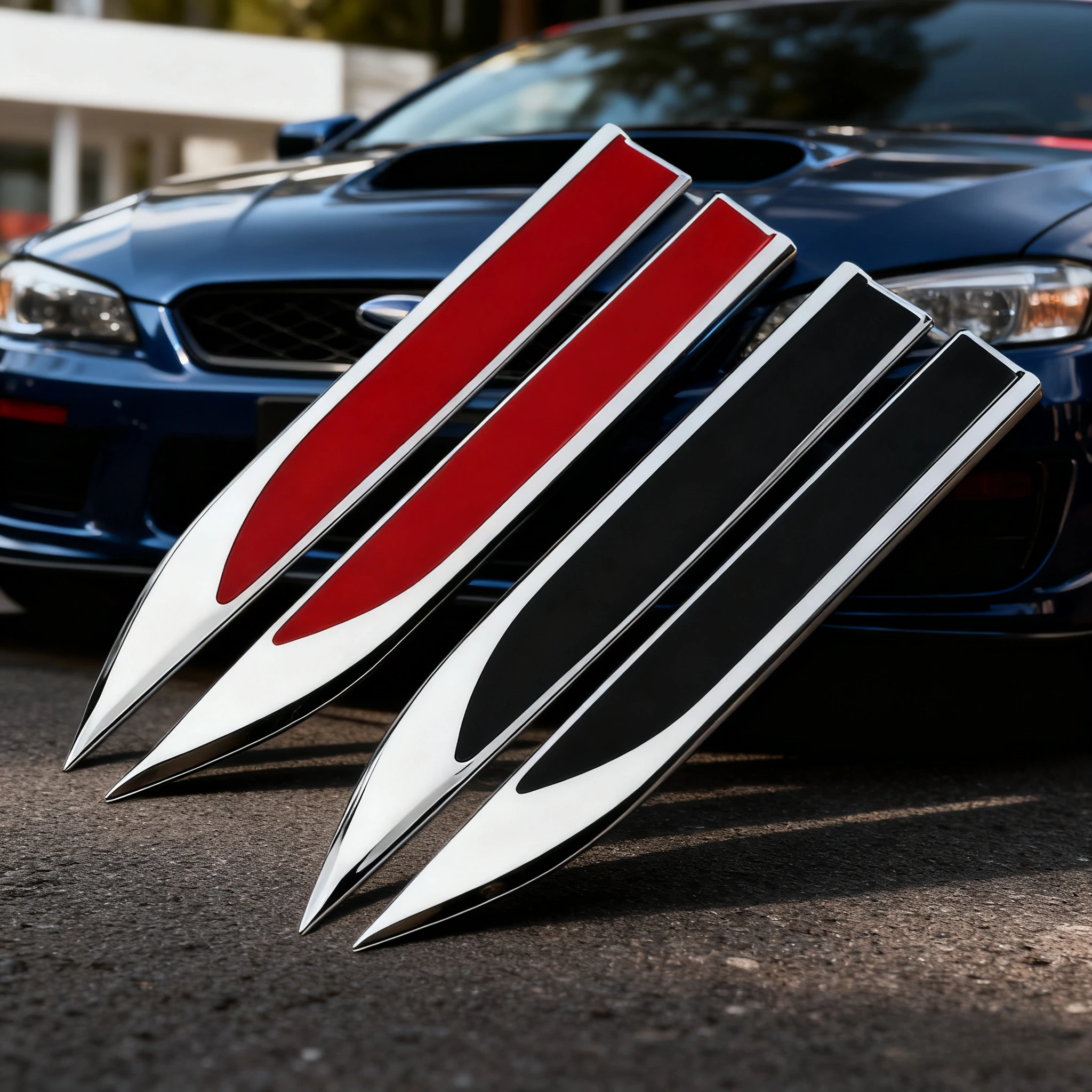

20pcs 3D Metal Car Stickers Car Wing Fender Side Blade Badge Sports Emblem for Polo Golf Mk5 MK6 MK7 Car Accessories Wholesaler