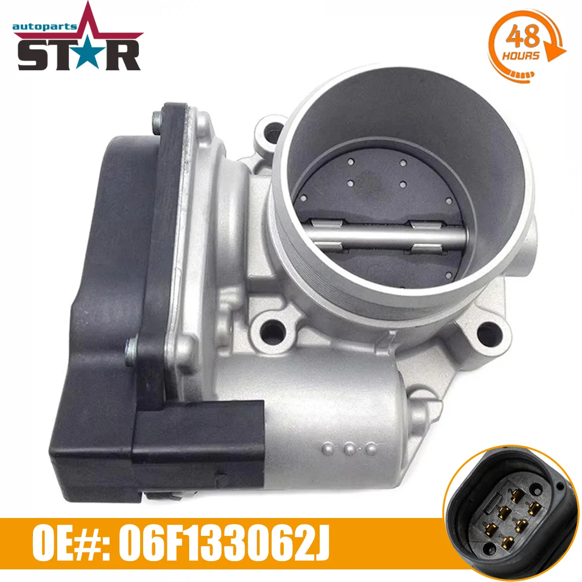 

06F133062J 06F133062G Fuel Injection Throttle Body Assembly For Audi A4 A5 For VW Jetta Eos Passat For Seat Leon 2.0-L4