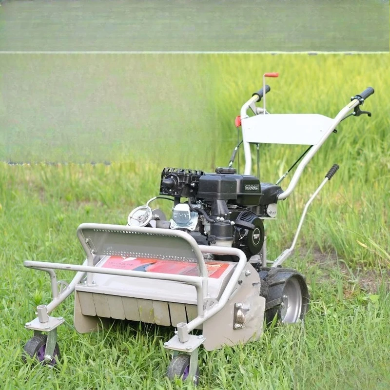 

New self-propelled grass returning machine diesel four-wheel drive multi-functional micro-tillage