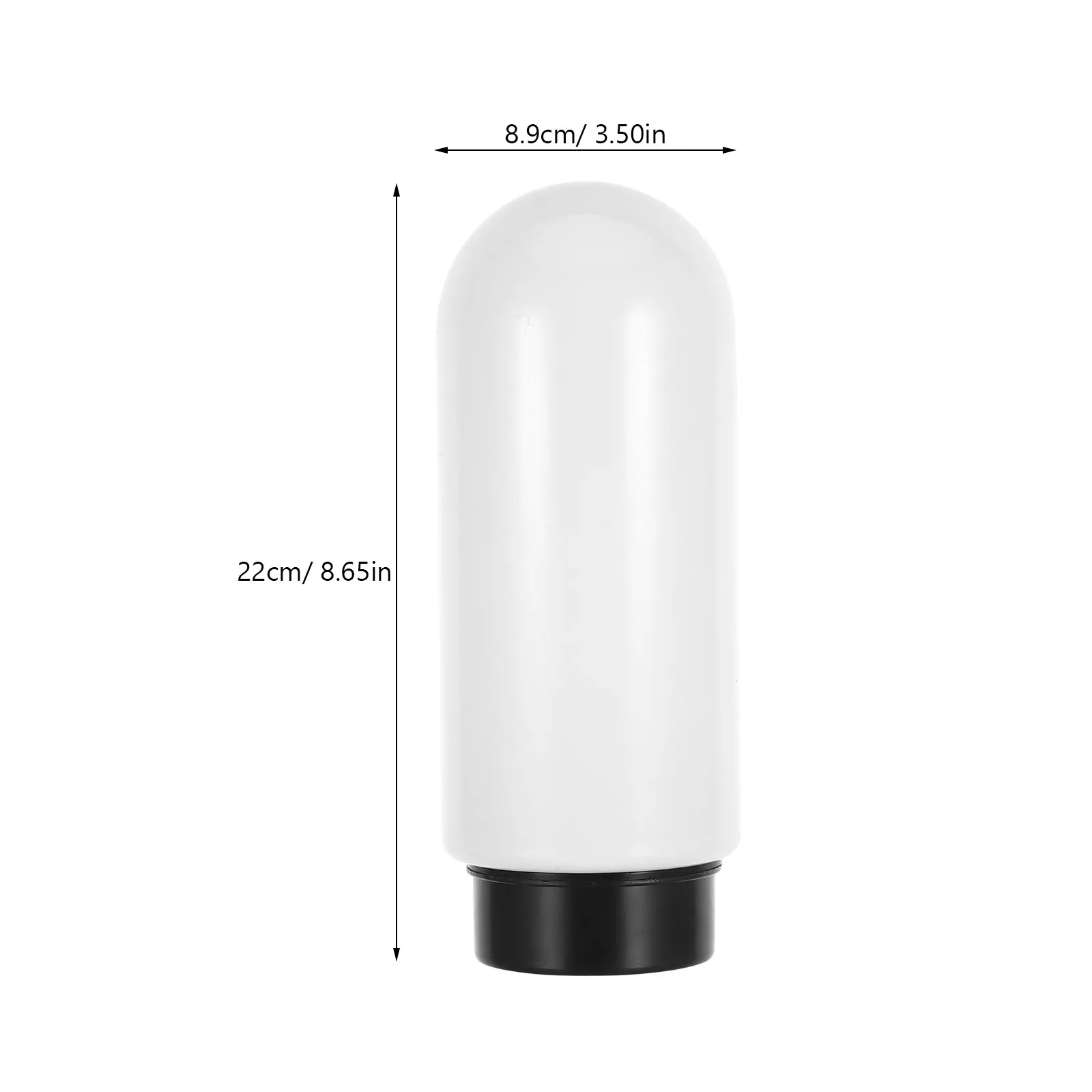 Cylindrical Threaded Garden Lamp Shade Outdoor Replacement Cover Porch Patio Street Light Fixture Cylinder Lamp Shade