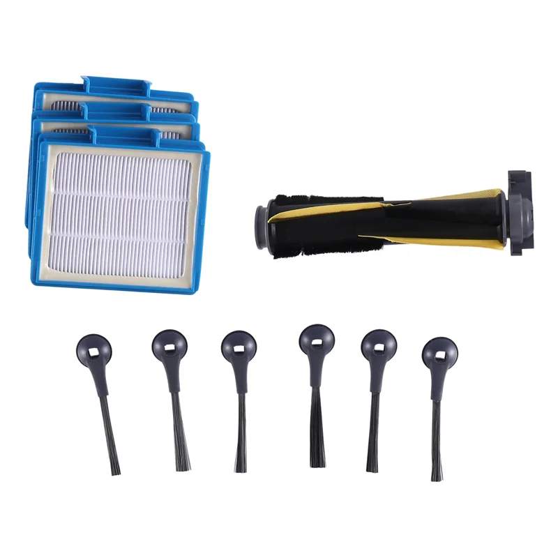 YCOC-جزء بديل لروبوت مكنسة كهربائية ذاتي فارغ Shark IQ، فرش جانبية، فرشاة مرشح رئيسية للمكنسة الكهربائية الروبوتية RV1000SEU