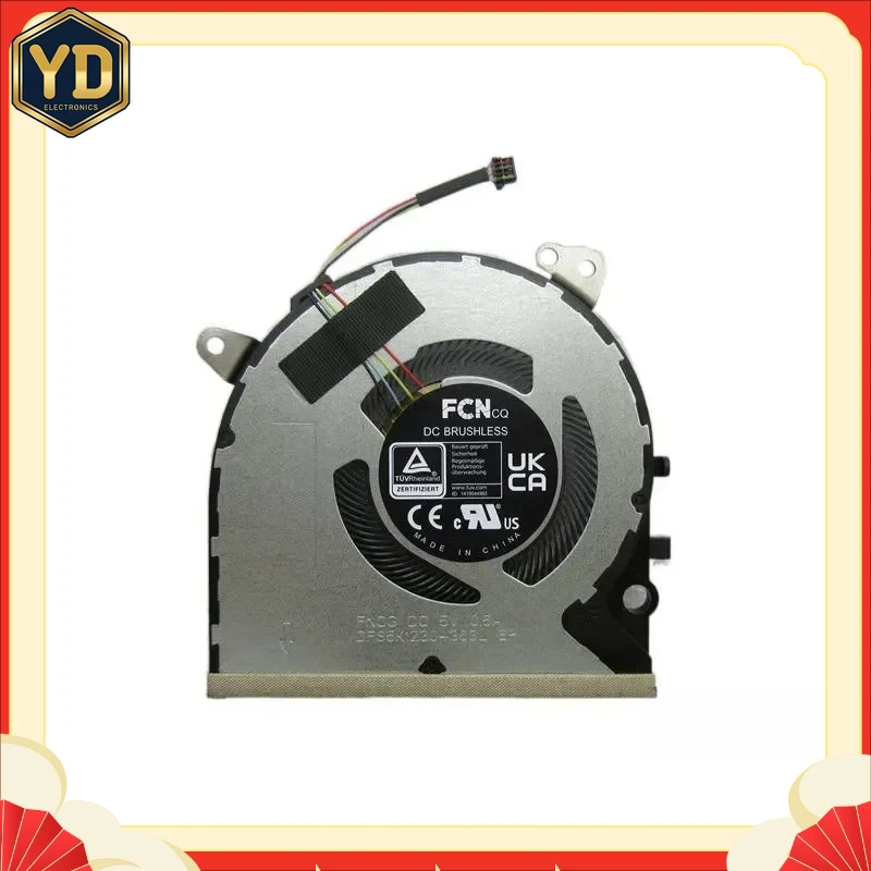 YD New Original Laptop CPU Cooling Fan For ASUS Zenbook 14X Flip OLED UX5401EA UM5401QA UP5401ZA UN5401QAB FCN FNQG 13NB0UR0M091