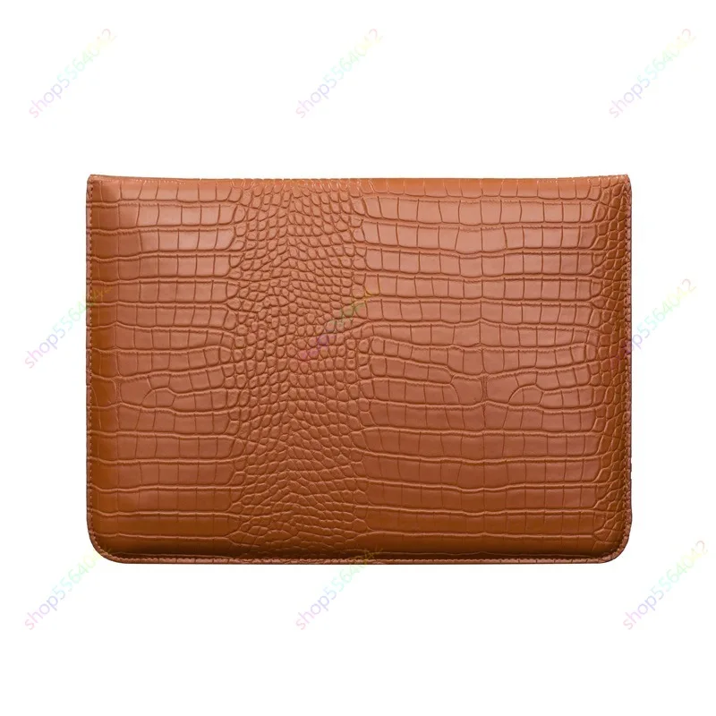 11 Inch Universal Tablet Sleeve Case for Samsung Galaxy Tab S9 S8 S7 SM-X710 X700 Leather Crocodile Skin Tablet Bag for iPad 10