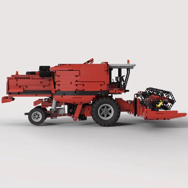NEW 1:17 Scale MOC-106787 Combine Harvester with Leveling System Building Blocks Bricks Model Toys for Children Birthday Gifts
