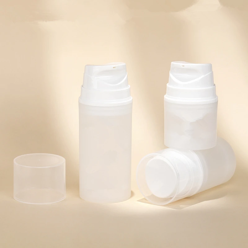 100pcs 30ml 50ml 100ml Travel Airless Frosted Pump Bottle  Empty Cosmetic Vacuum Lotion Travel Bottles
