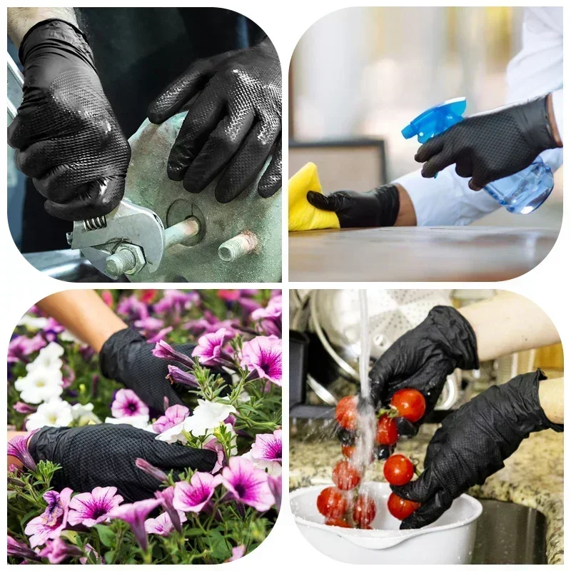 Kitchen and home gloves Multi-purpose Nitrile Gloves Mechanic Industrial Waterproof Safety Work Gloves Oven Mitts Bakeware