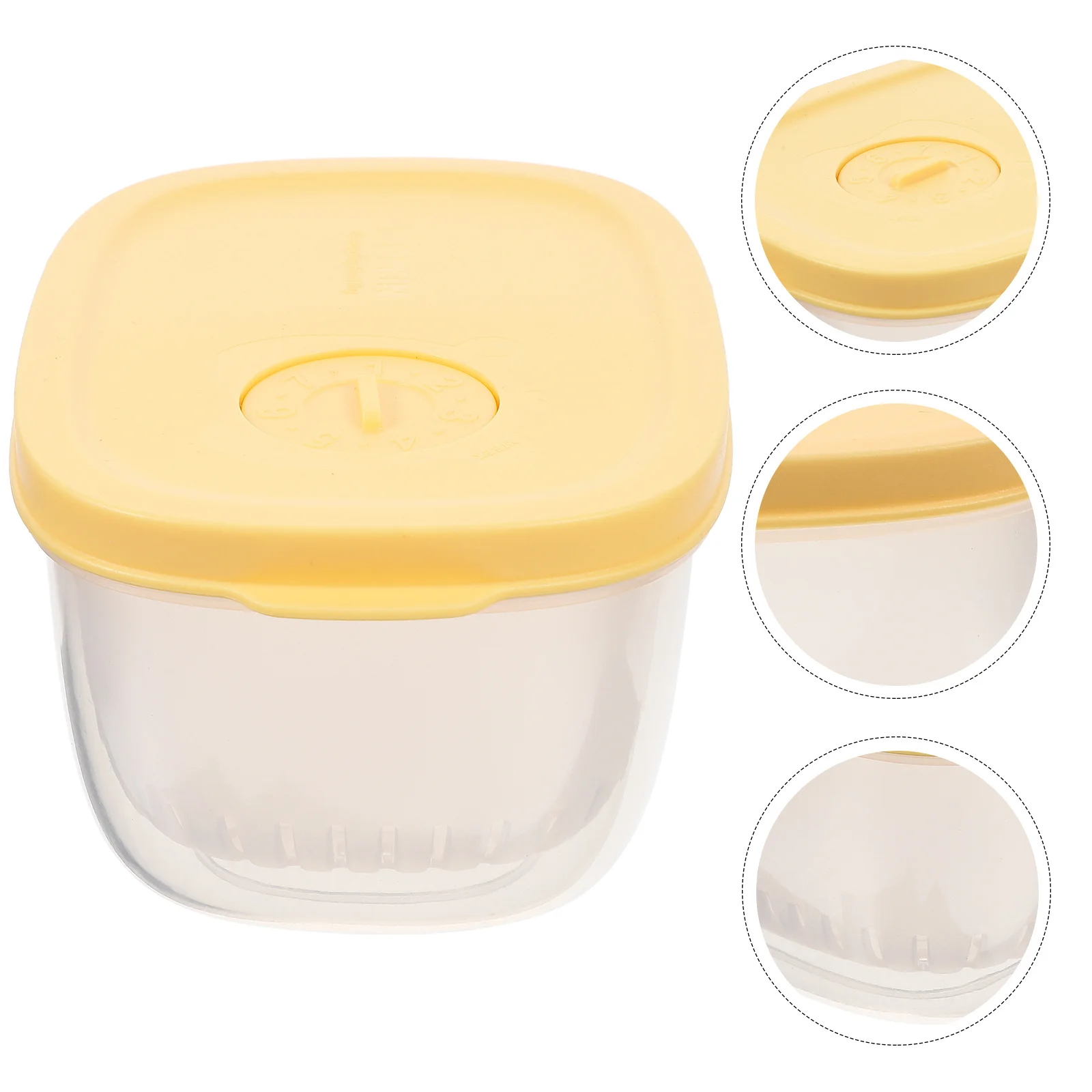 

Food Preservation Box Premium Freezer Safe Container with Lid for Fresh Keeping Vegetable Salad Storage Reusable Kitchen Food