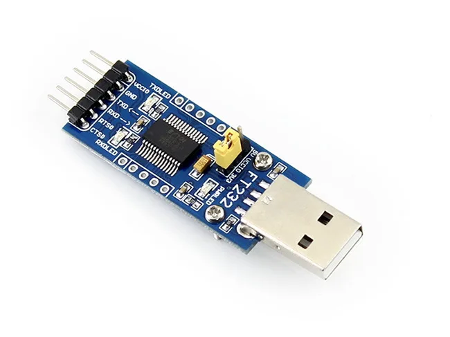 Waveshare FT232 USB UART Board (Type A)FT232R FT232RL to RS232 TTL Serial  Supports Mac Linux Android  WinCE Windows 7/8/8.1/10