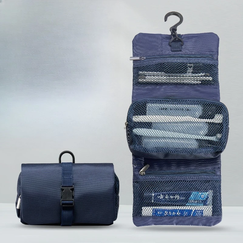 Buckle Folding Toiletry Bag Hook for Men's Business Trip