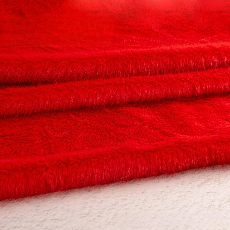 Imitation Rabbit Fur Plush Fabric Soft Short Plush for DIY Doll Costume Background Display Cloth - view 4