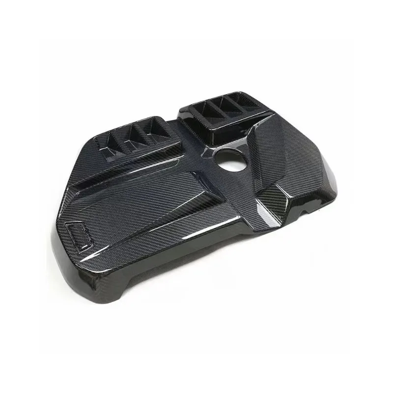 

The dry carbon fiber upholstery package enhances the exterior of the dashboard, console and door panel