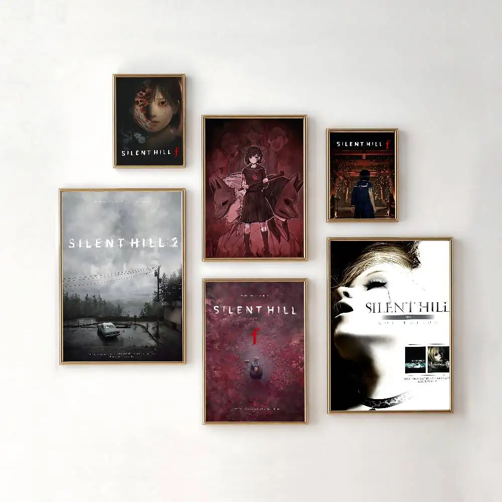 S-Silent Hill Poster HD Quality Wall Art Retro Posters For H