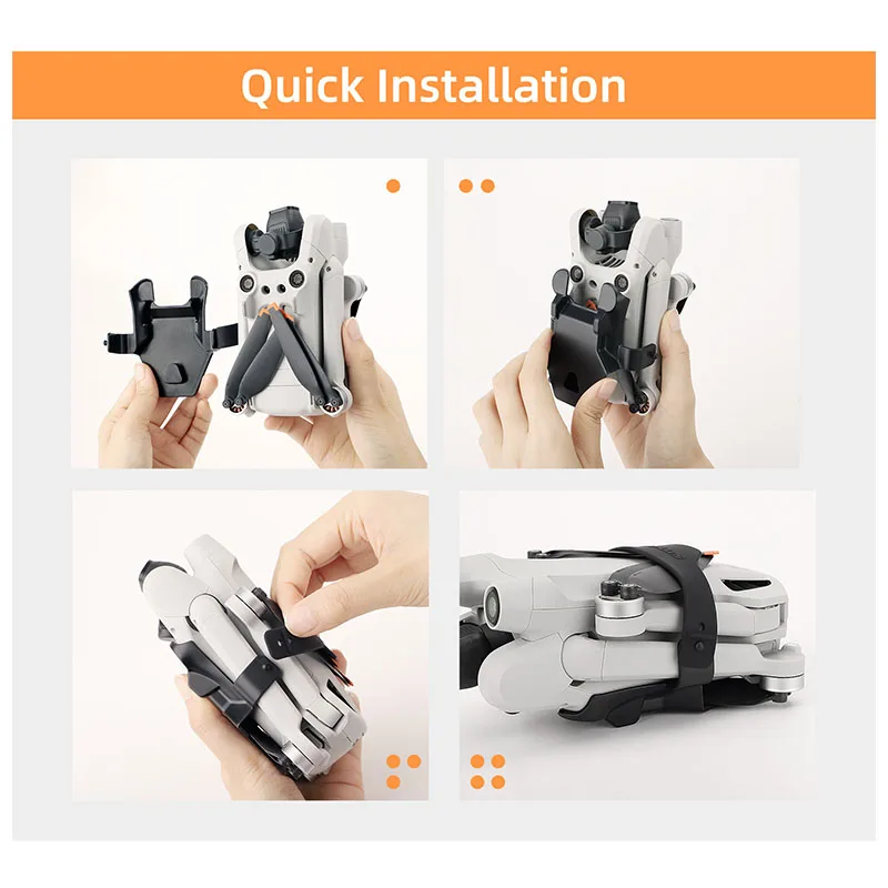 DJI 미니 3 프로용 프로펠러 하단 홀더, 날개 고정 안정기, 보호 소품 블레이드 스트랩, 미니 3 프로 드론 액세서리