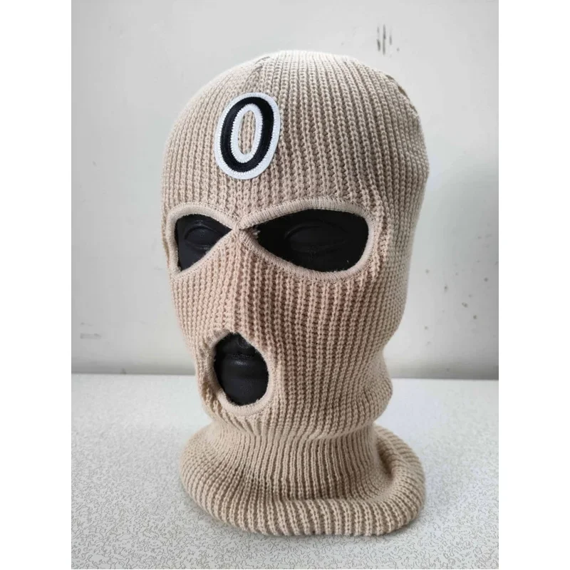 Game Blue Archive Cosplay Full Face Cover Headwear Sunaookami Shiroko 3 Hole Balaclava Knit Cap Outdoor Ski Face Mask