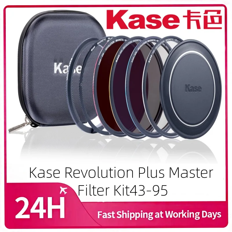 Kase Revolution Plus Master Filter Kit43-95 with Inlaid Ring for Camera Lens