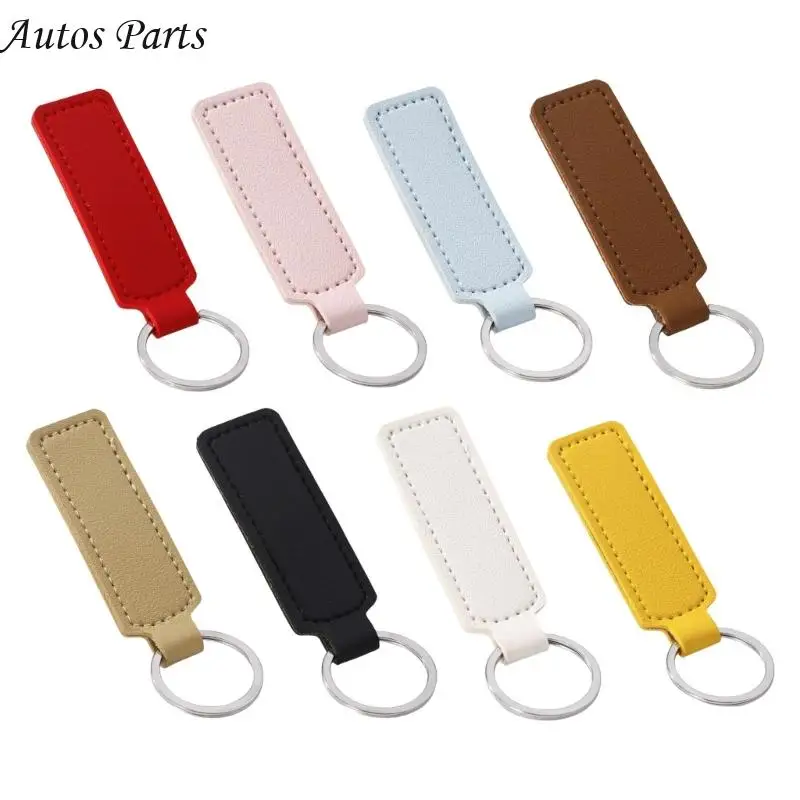 

57BA PU Leather Holder Organizers Lightweight For Motorcycles Bicycles Keychain