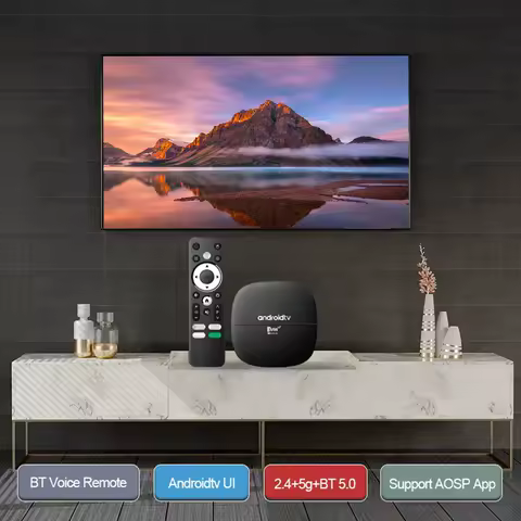 TV98 ATV Android 13.0 Media Player Dual WIFI BT4.0 4K HD Android TV Box 1GB 8GB/2GB 16GB Allwinner H313 Quad Core
