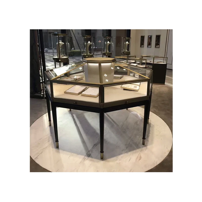 

2025customized. luxury jewellery store furniture display stands glass display showcases jewelry shop cabinet and store fixtu