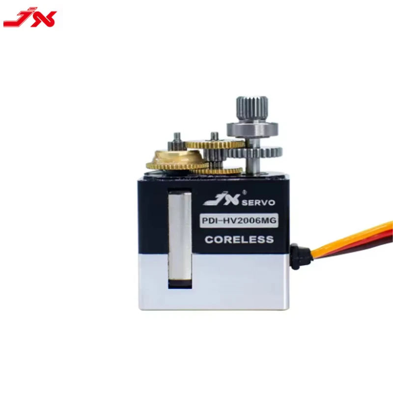 JX Servo PDI-HV2006MG 6,2 kg engranaje de Metal CNC completo sin núcleo HV Servo Digital para RC planeador 500 clase Heli cola y plato cíclico