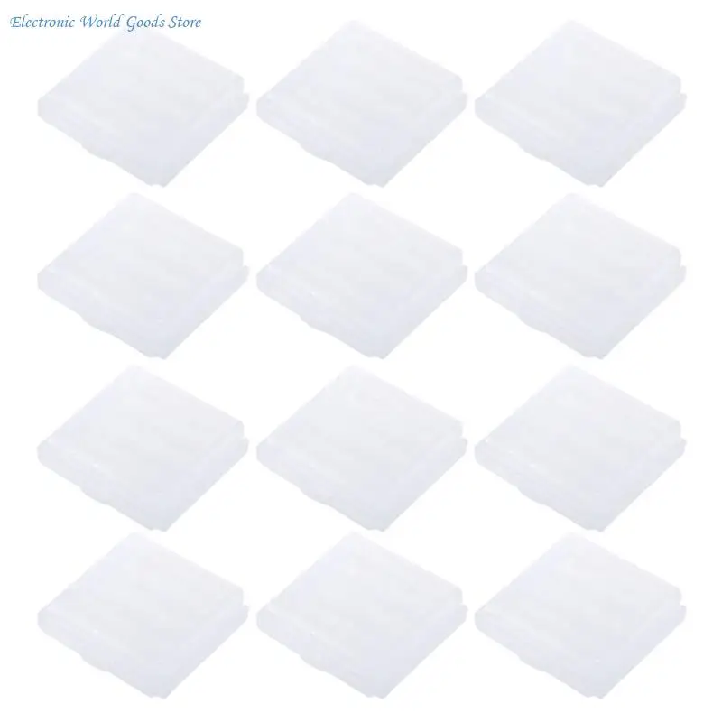 A3PD 10 قطع البلاستيك AA AAA حافظة بطاريات صندوق لحالة 4 فتحة الطريق لتقوم بها بنفسك بطاريات حامل قصاصة الحاويات لبطارية AA AAA #1