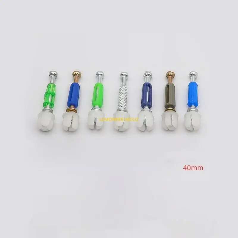 N58C 100Pcs Furniture Connecting Hardware Set Cams Screw Eccentric Wheel Nut Cams Lock Nut for Wardrobe Splicing Cabinet