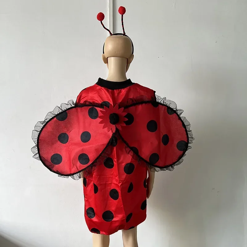 Halloween Bee and Ladybug Cosplay Costume for Adult and Children  Ideal for Buzzing Trick-or-Treat Fun