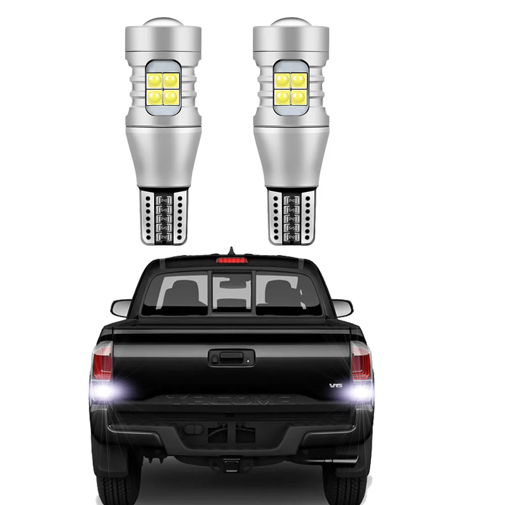 2pcs LED Backup For Toyota Tacoma 2004-2015 2016 2017 2018 2019 2020 2021 2022 2023 LED Reverse Light Bulbs Canbus 12V