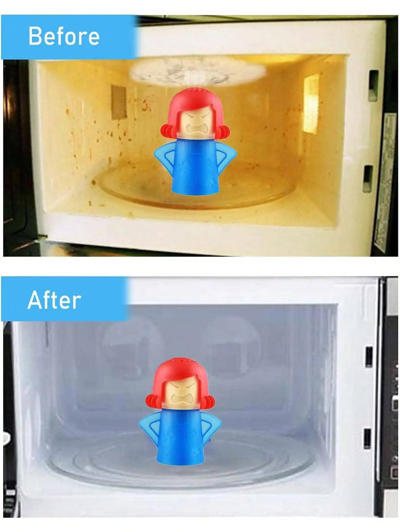 

1pc "Angry Mom" Spray, Microwave Sterilizer & Purifier, Creative Microwave Cleaner, Kitchen Fragrance Accessory