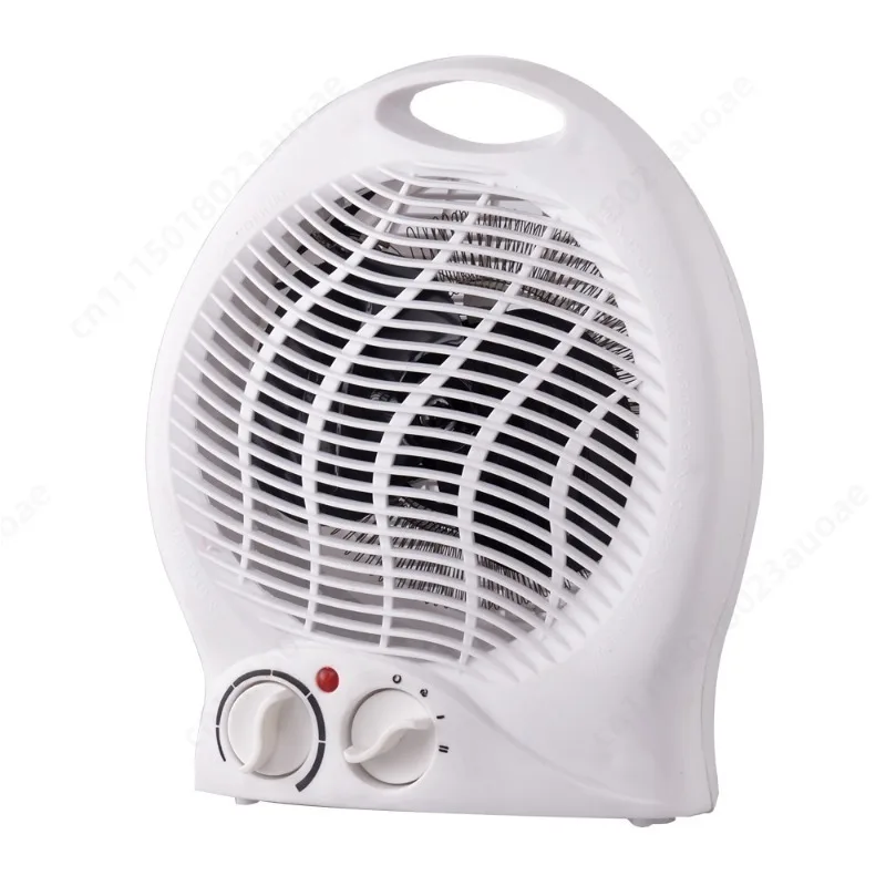 Desktop Electric Space Heater 1000W/2000W 2 Heat Settings Portable Hot Air Fan Small Heater for Home Office Indoor Warming Use