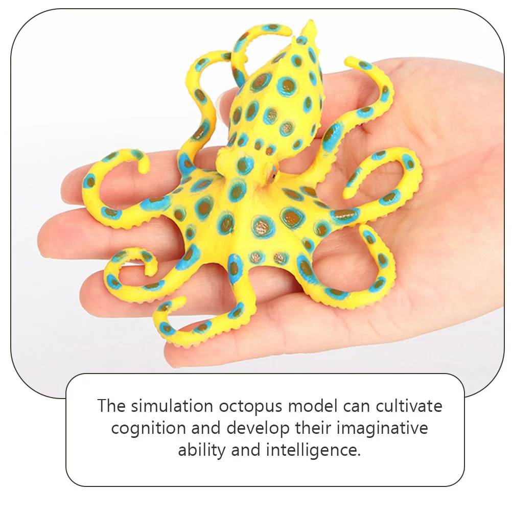 Neue Marine Tier Modell Realistische Lustige Octopus Figur Spielzeug Figuren Kinder Spielzeug Simulation Figur Kunststoff Octopus Modell