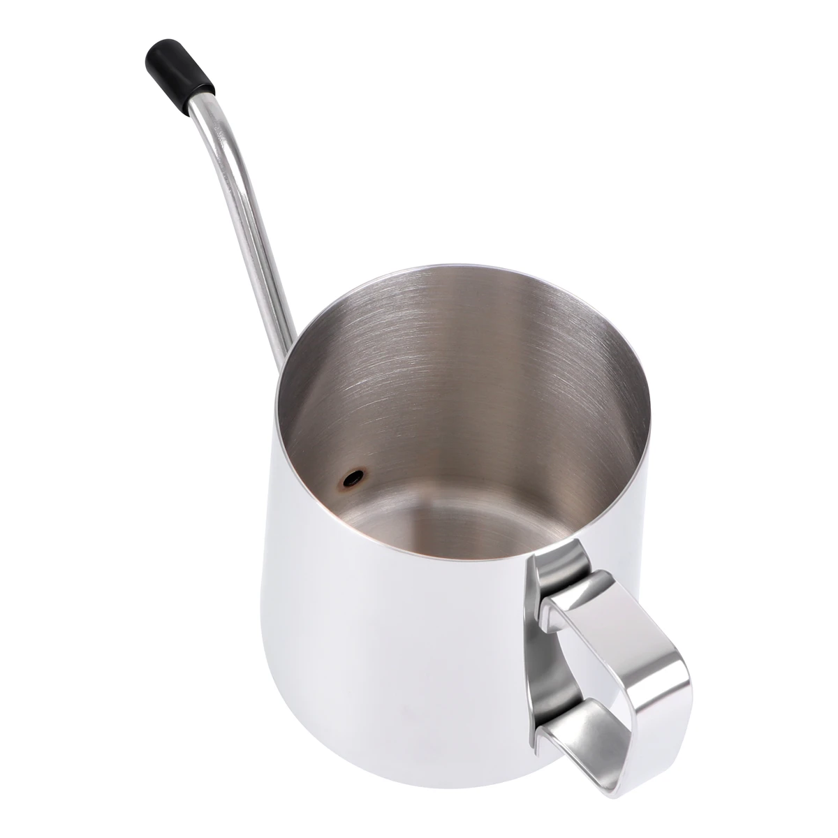 

1Pc Handcrafted Stainless Steel Coffee Pot 250ml Scratch Resistant Coffee Kettle for Home Shop Use